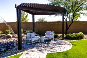 Beautifully arranged landscape stone boulders